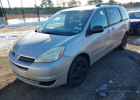 2004 Toyota Sienna Le из США, поврежденный, VIN 5TDBA23CX4S002140